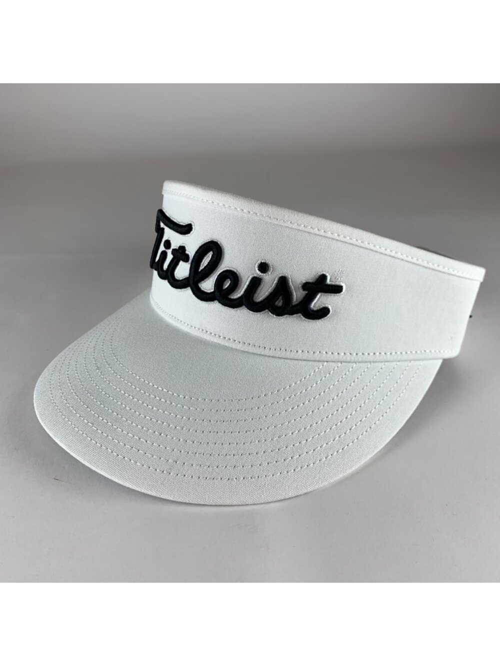 Titleist Footjoy White Strapback Adjustable Visor